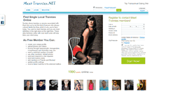 Desktop Screenshot of meettrannies.net
